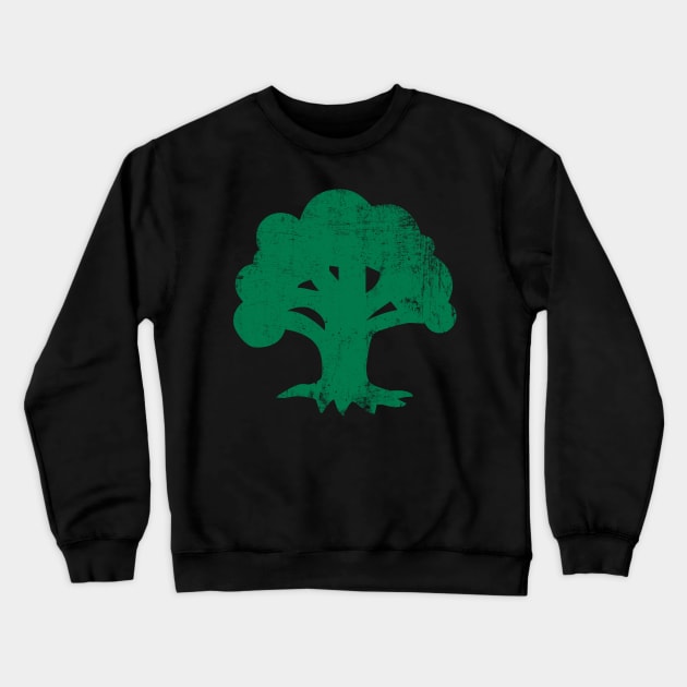 Magic the Gathering Forest Crewneck Sweatshirt by MrZeesTees